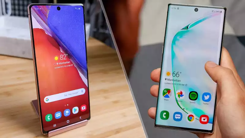 Samsung Galaxy Note 20 vs Galaxy Note 10: What is Different