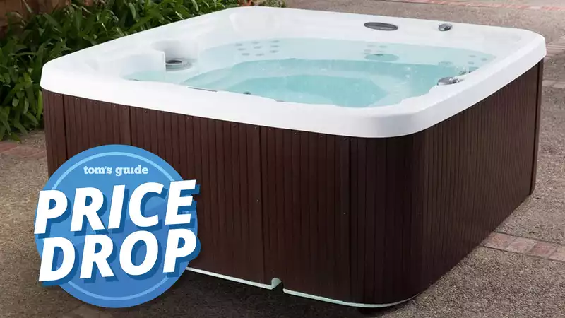 Sweet Anniversary Hot tub sale gets 7% off this sleek 48-person spa