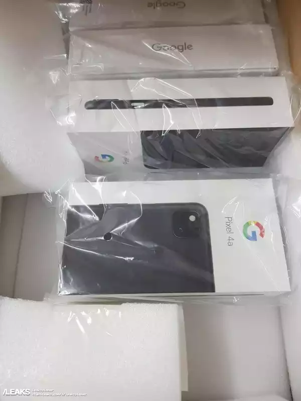 Google Pixel4a retail box just leaked just before launch