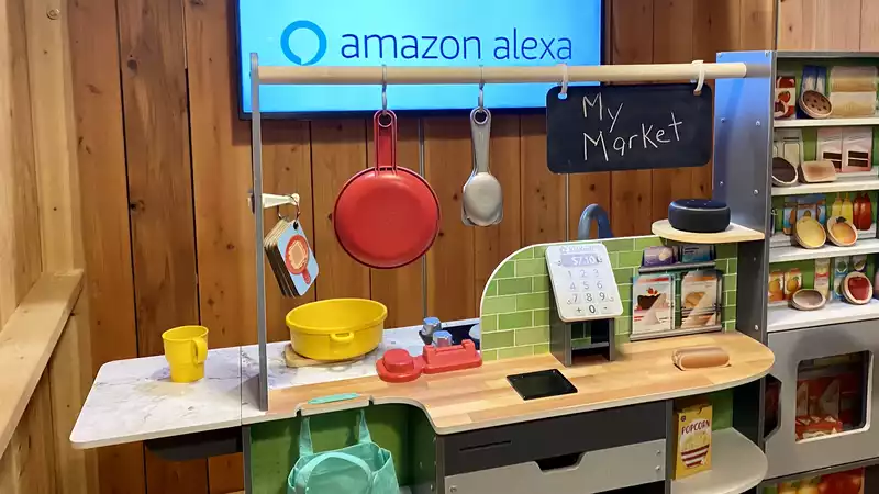 This Alexa Kitchen playset is clever - and also really creepy