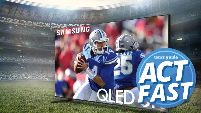 hurry up! Samsung's entire QLED TV line is 50% off on Amazon for the Super Bowl