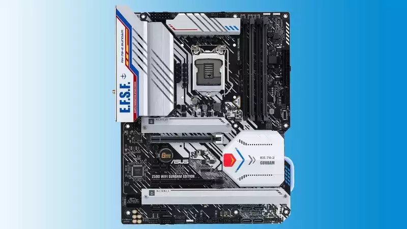 Asus new Gundam themed motherboard, you have to pick a side: Gundam or Zak?