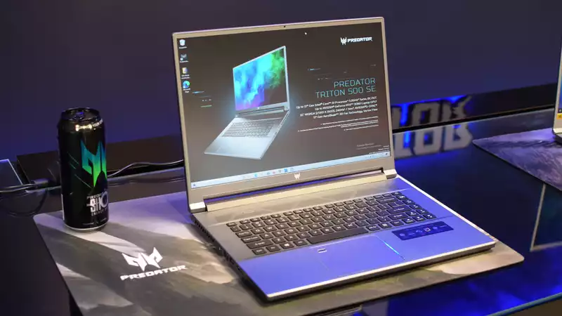 The Acer Triton500SE packs nvidia GeForce RTX3080 power into a sophisticated gaming laptop