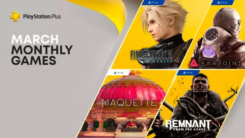 PS Plus2021年3月: Final Fantasy VII Remake and more free games of the month